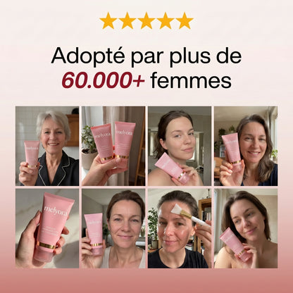 Masque enveloppant au collagene et son pinceau